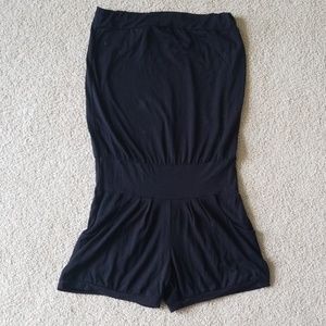 Strapless romper